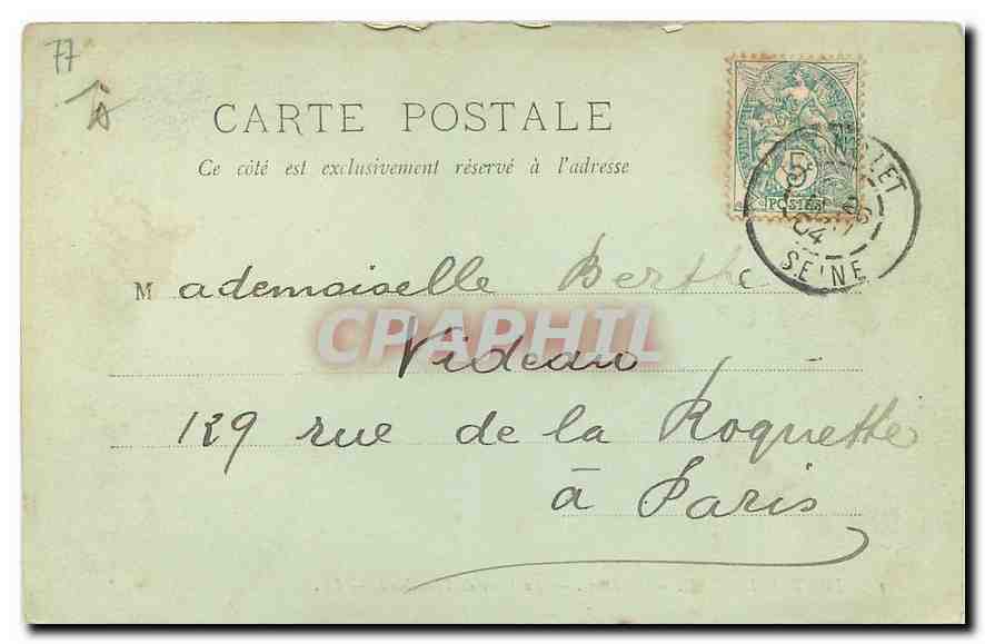Fontainebleau — La Forêt — La Mare de Franchard — LL. — n°133 — Reverso