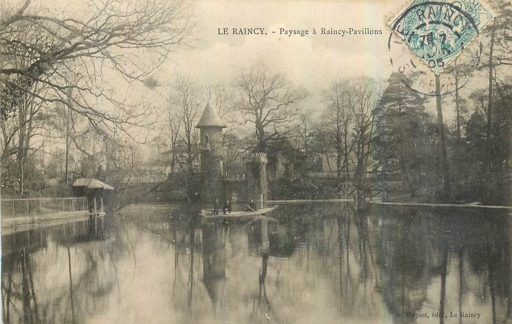 CPA Le Raincy Paysage a Raincy Pavillons 