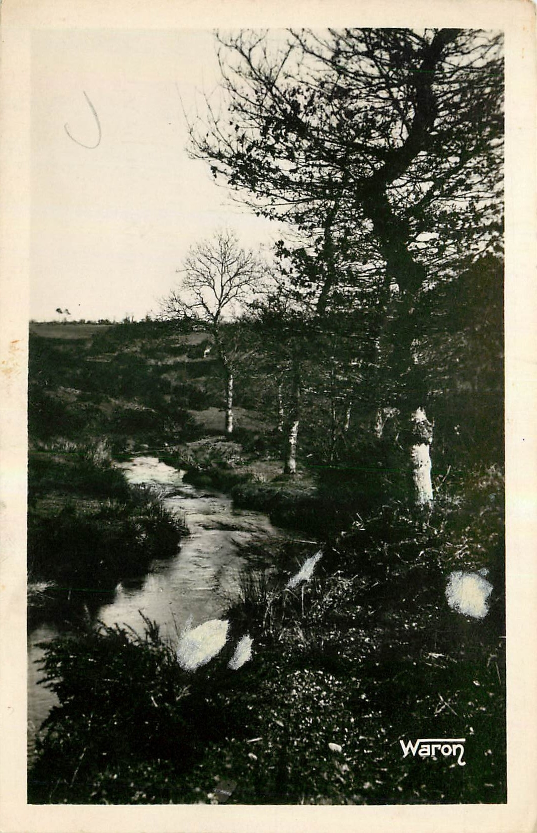 CPA Saint Nicolas du Pelem La Riviere du Feodal entre Saint Nicolas du Pelem et Lanrivain 