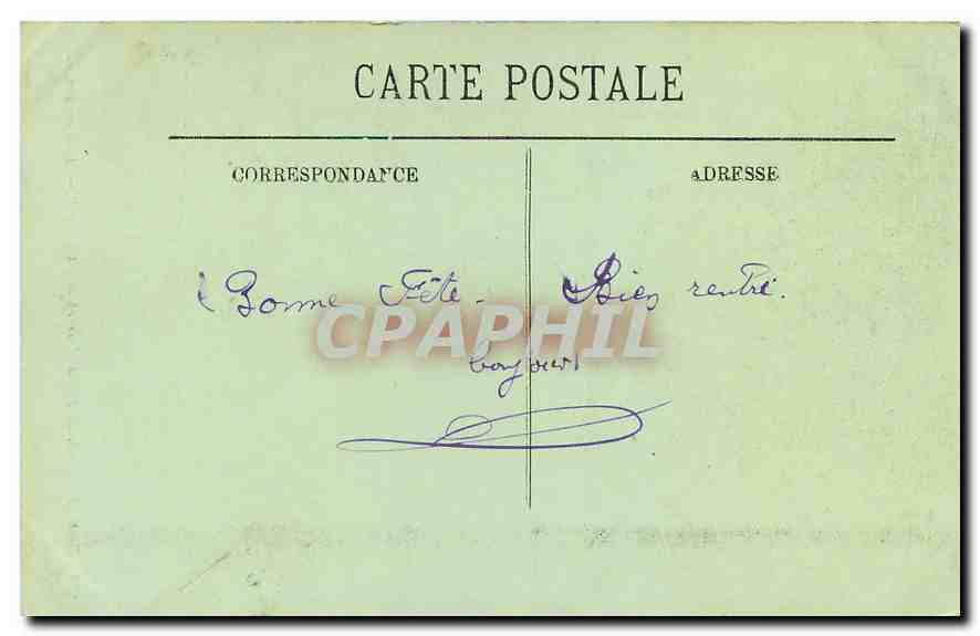 CPA Route et Chemin de Fer de Pierrefitte a Cauterets Le Limacon  — Verso