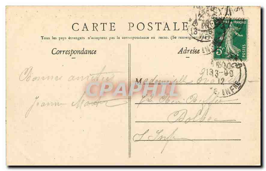 CPA Lourdes Funiculaire Vue generale  — Verso