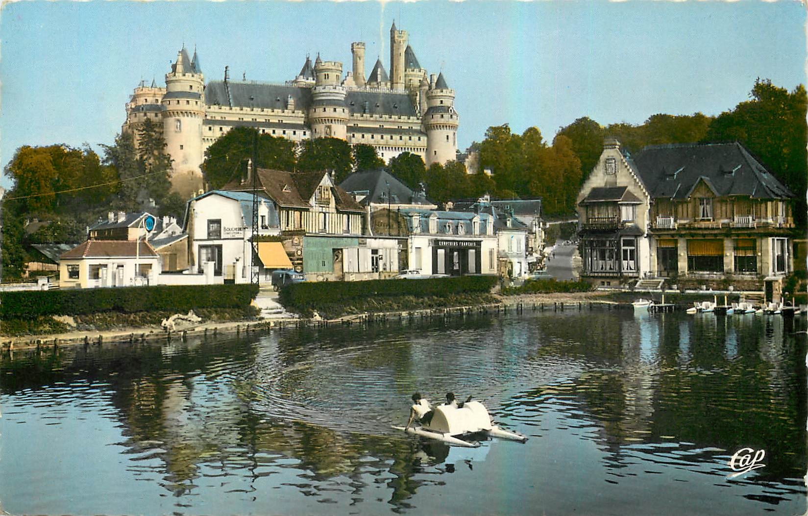 Pierrefonds — L'Étang et le Château — Cie des Arts Photomécaniques