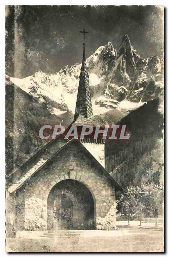 Chapelle des Prazes de Chamonix — Aiguille du Dru — Éditions G. Ross-Mignod