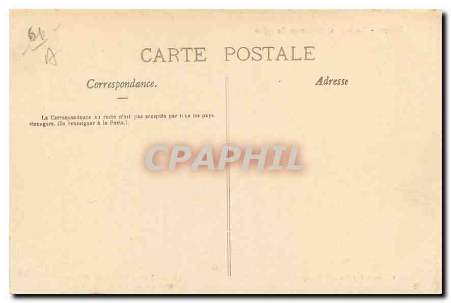 Grande Trappe — Chapelle des Reliques et Vierge du Préau — Édition de 30 sujets — Rückseite