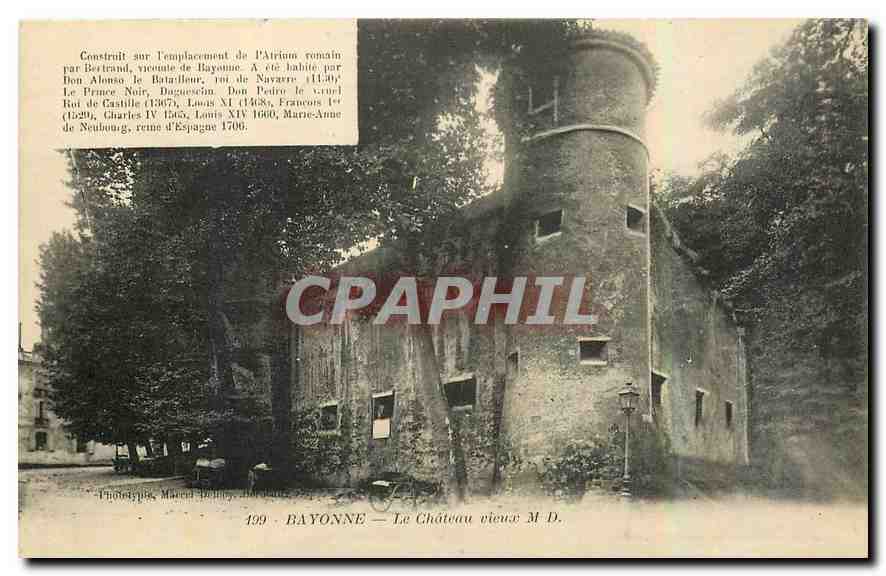 CPA Bayonne Le Chateau Vieux 