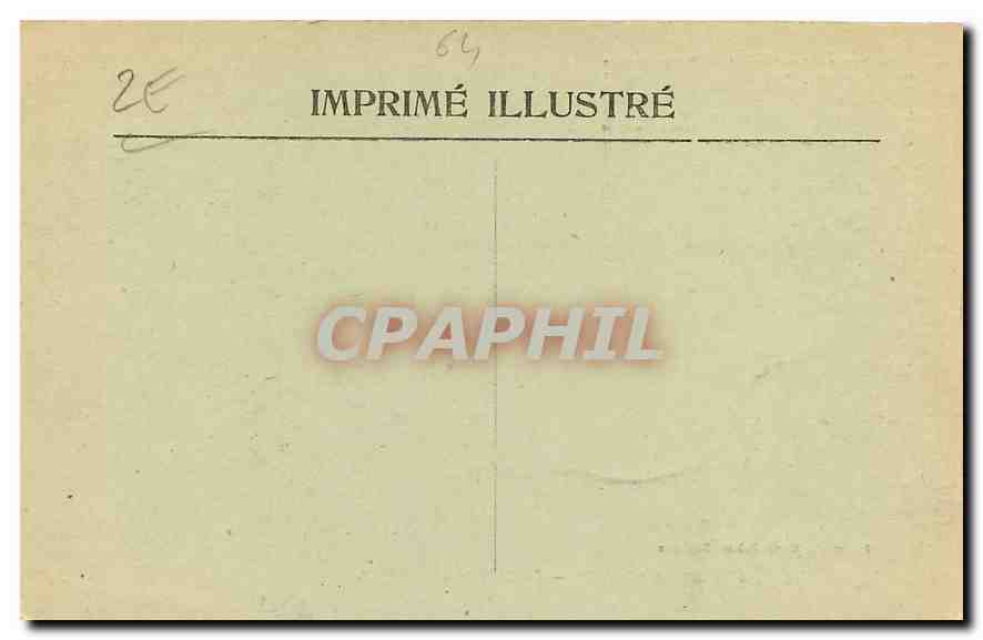 CPA Bayonne Le Chateau Vieux  — Rückseite