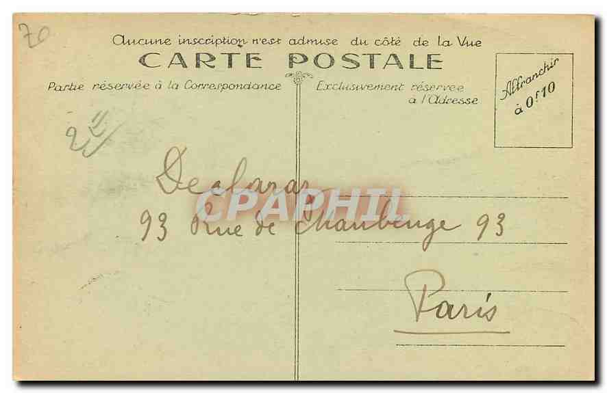 BAYONNE (B.-P.) — Les Fossés des Remparts à Mousserolles — Phototypie Marcel Delboy, Bordeaux — Reverso