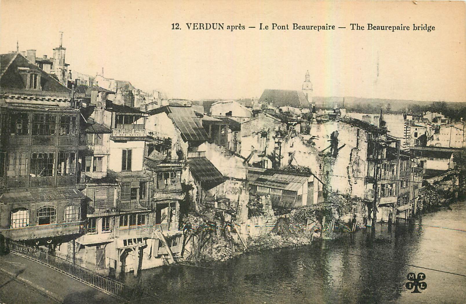 CPA Verdun apres Le Pont Beaurepaire 