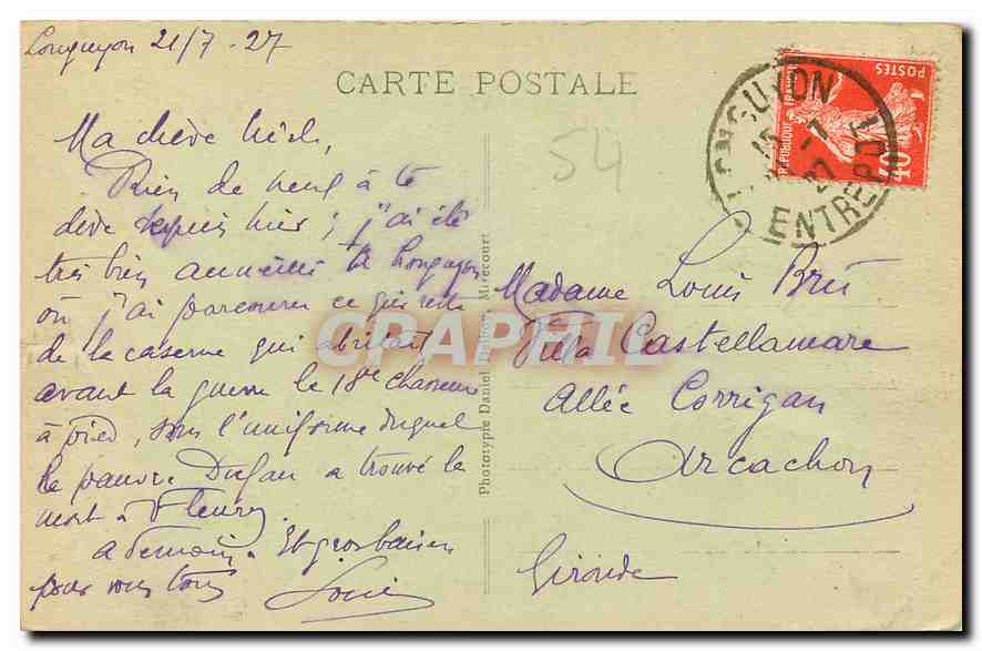 CPA Longuyon Eglise du XIII siecle classe comme Monument historique  — Rückseite