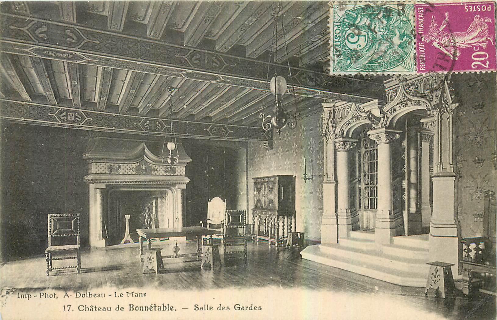 CPA Chateau de Bonnetable Salle des Gardes 