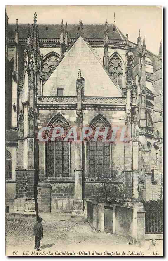 CPA Le Mans la Cathedrale Detail d'une Chapelle de l'Abside 