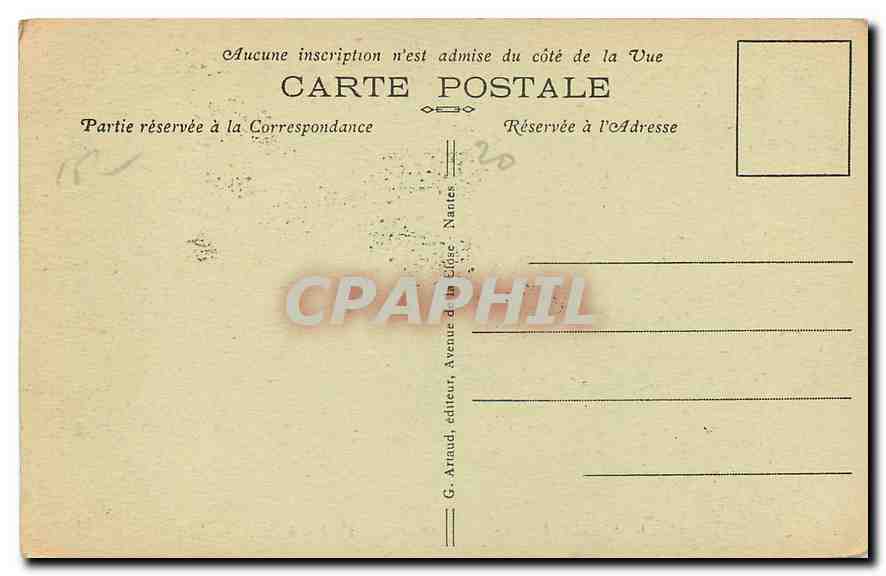 CPA Le Huelgoat La Mare aux Sangliers  — Rückseite