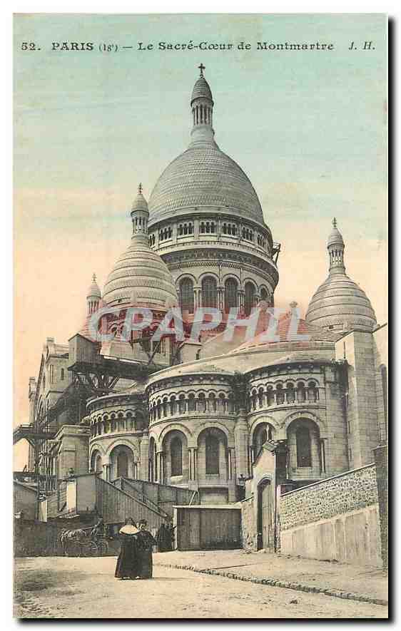 CPA Paris Le Sacre Coeur de Montmartre 