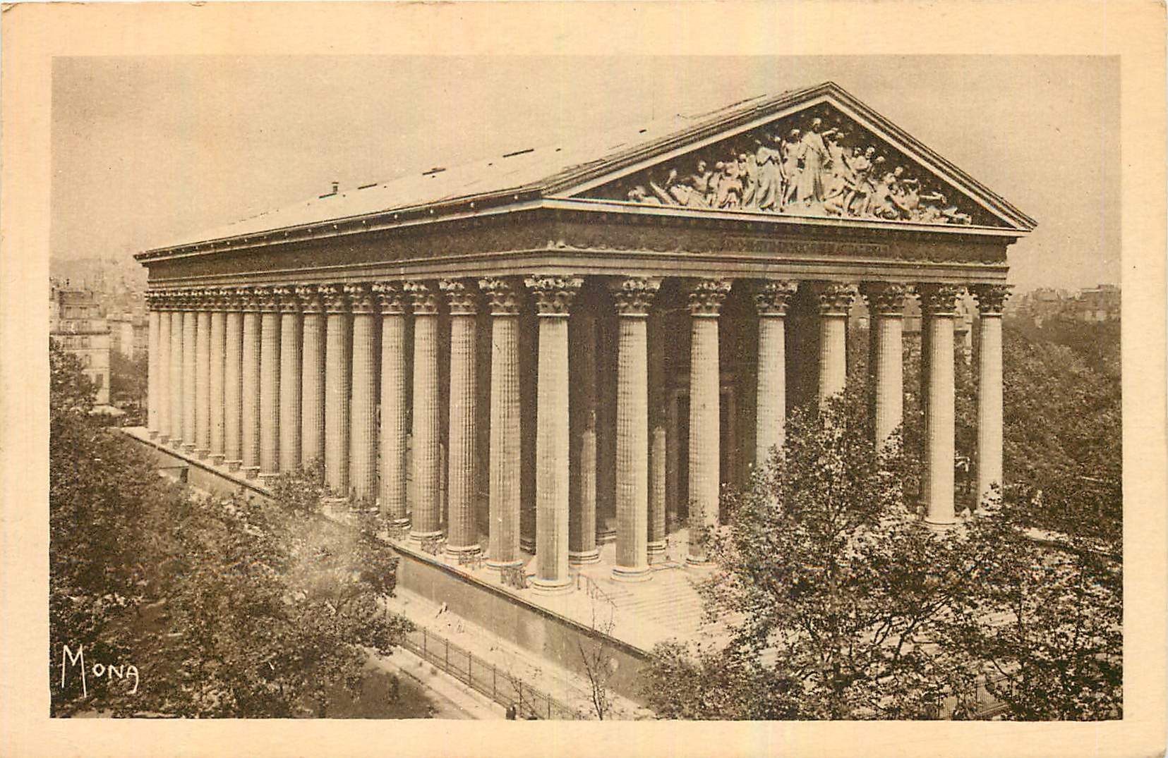 CPA Les Petits Tableaux de Paris La Madeleine 