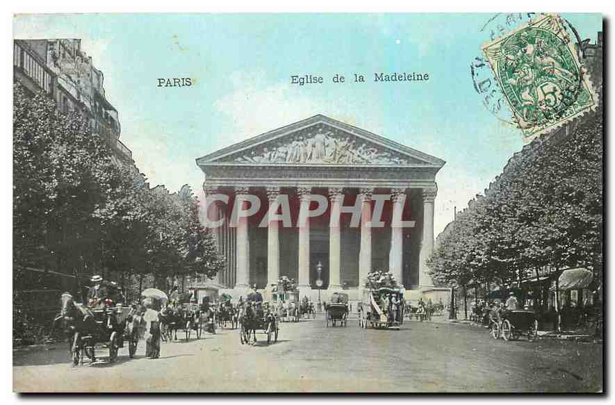 CPA Paris Eglise de la Madeleine 