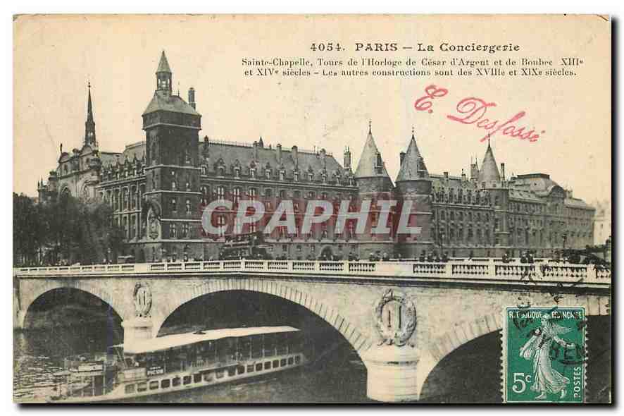 CPA Paris La Conciergerie 