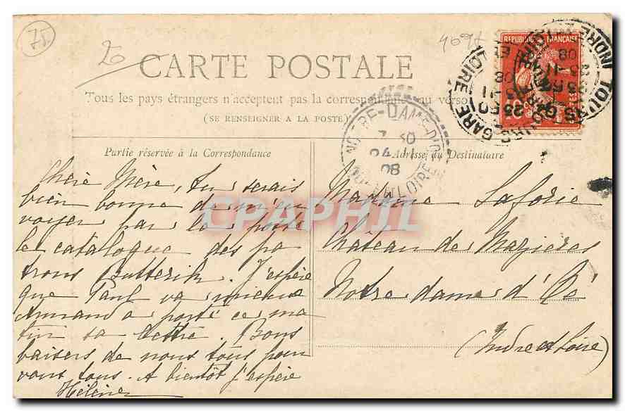 CPA Collection Petit Journal Paris L'Arc de Triomphe  — Rückseite
