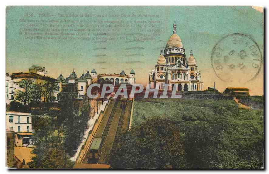 CPA Paris Sacre Cœur Montmartre