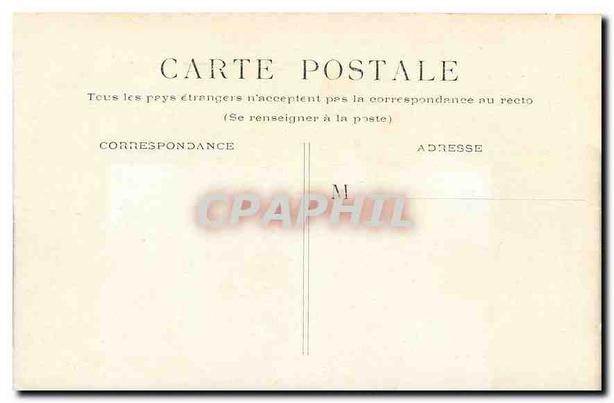 CPA Paris La Comedie Francaise  — Verso