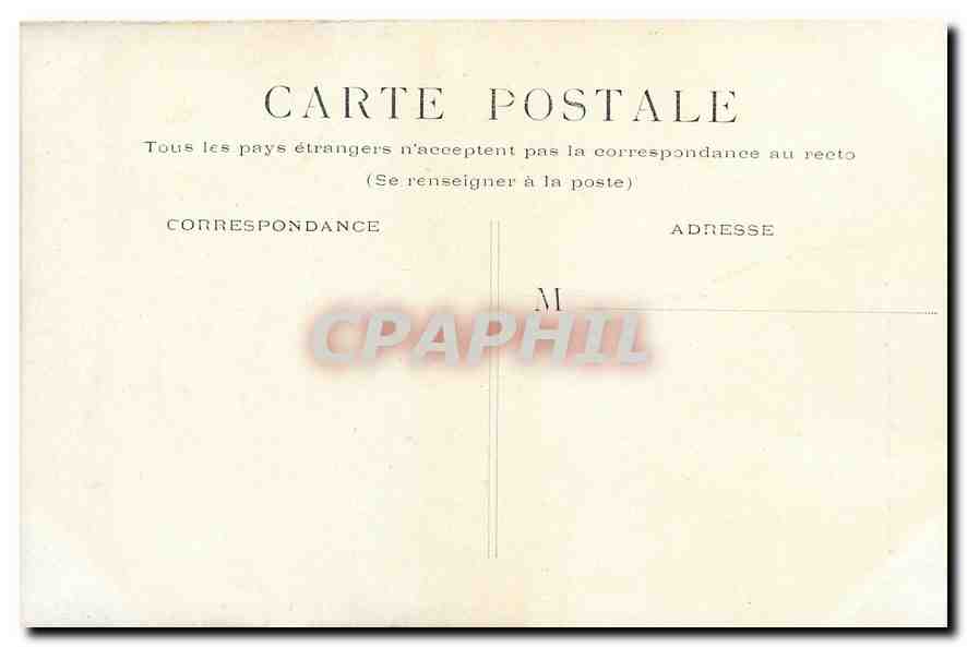 CPA Paris La Gare de Lyon  — Rückseite