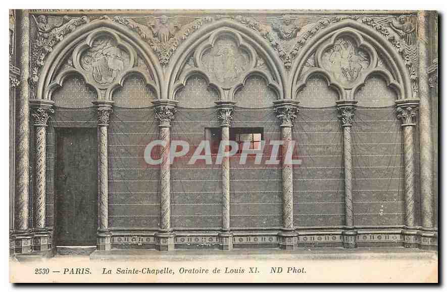 CPA Paris La Sainte Chapelle Oratoire de Louis XI 