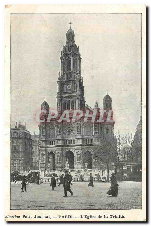 CPA Collection Petit Journal Paris L'Eglise de la Trinite 