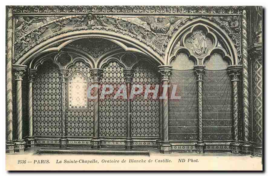 CPA Paris La Sainte Chapelle Oratoire de Blanche de Castille 