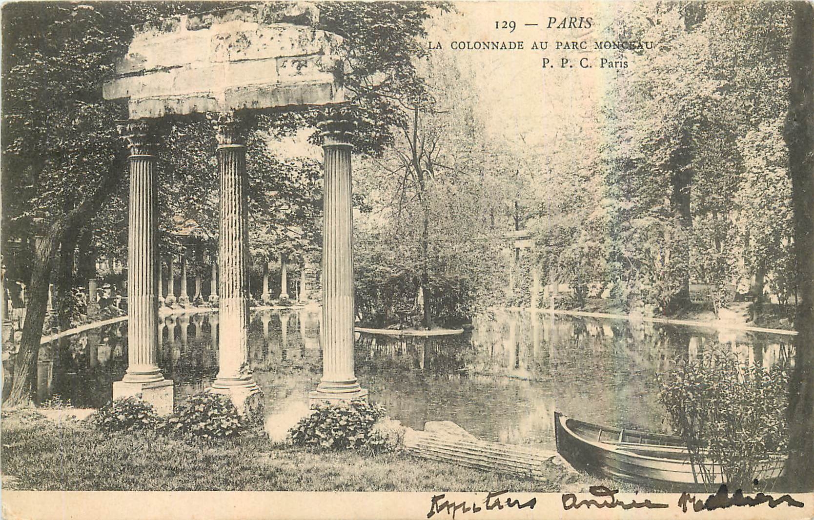CPA Paris La Colonnade au Parc Monceau 