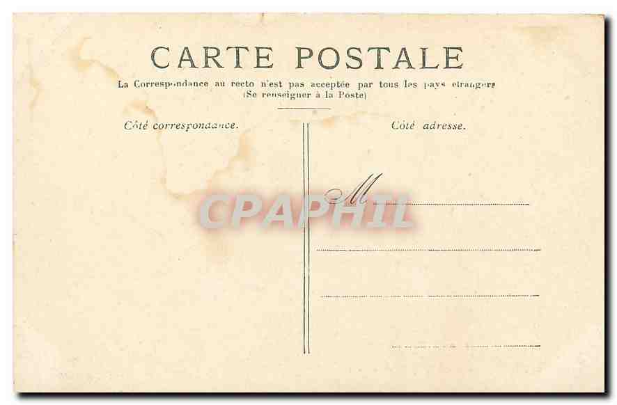 CPA Paris L'Arc de Triomphe de L'Etoile  — Rückseite