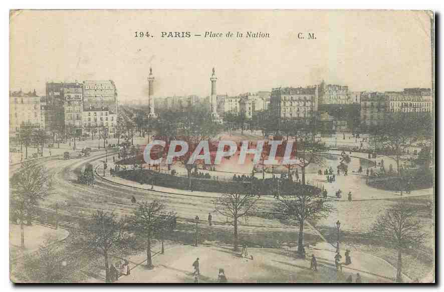 CPA Paris Place de la Nation 