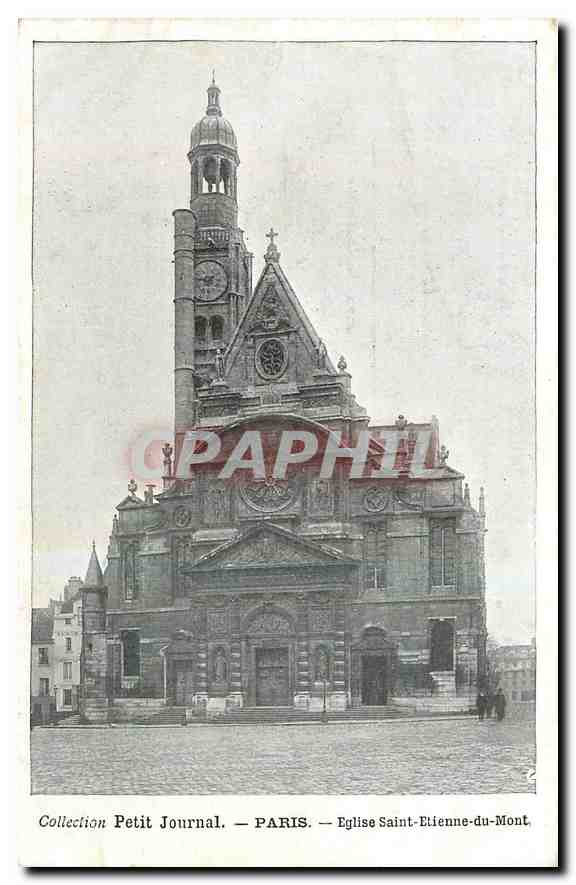 CPA Collection Petit Journal Paris Eglise Saint Etienne du Mont 