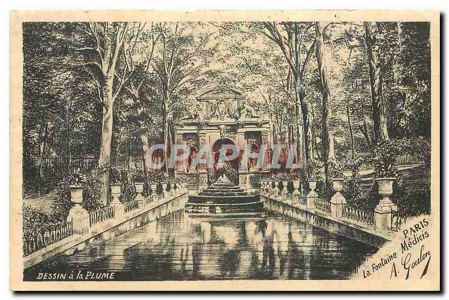 CPA Paris La Fontaine Medicis 