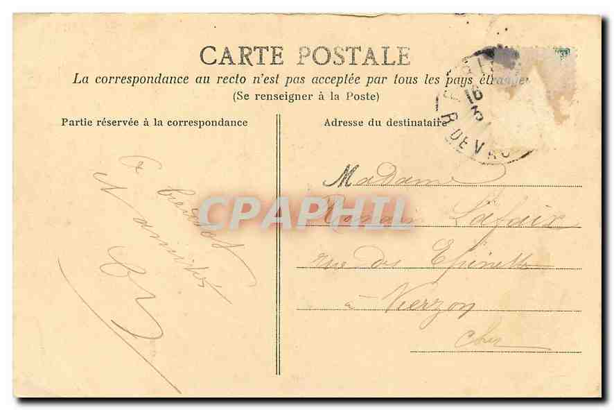 CPA Paris La Fontaine Medicis  — Rückseite