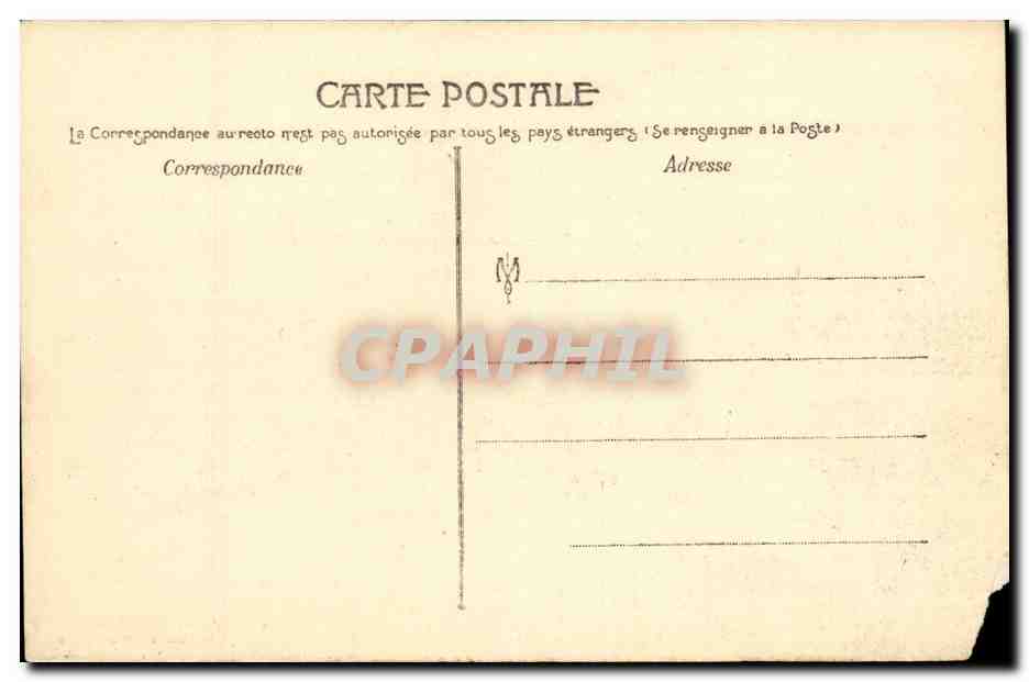 Angers CPA La place du ralliement Le theatre — Verso
