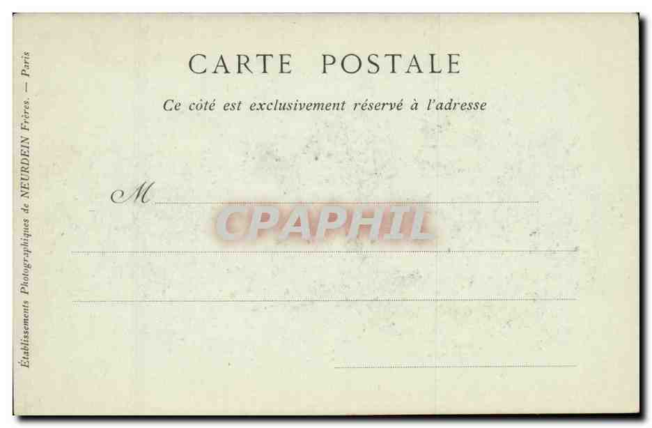 Angers CPA La place du ralliement Le theatre — Rückseite