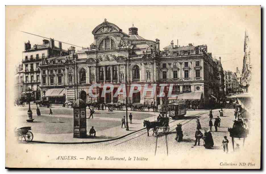 Angers CPA Place du ralliement Le theatre