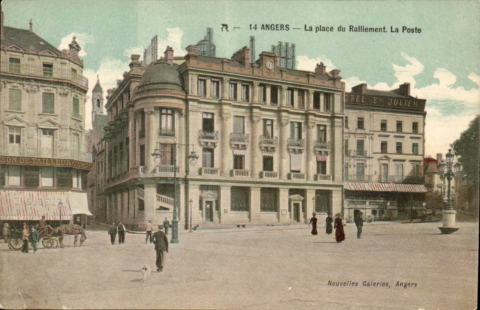 Angers CPA place du ralliement et La Poste