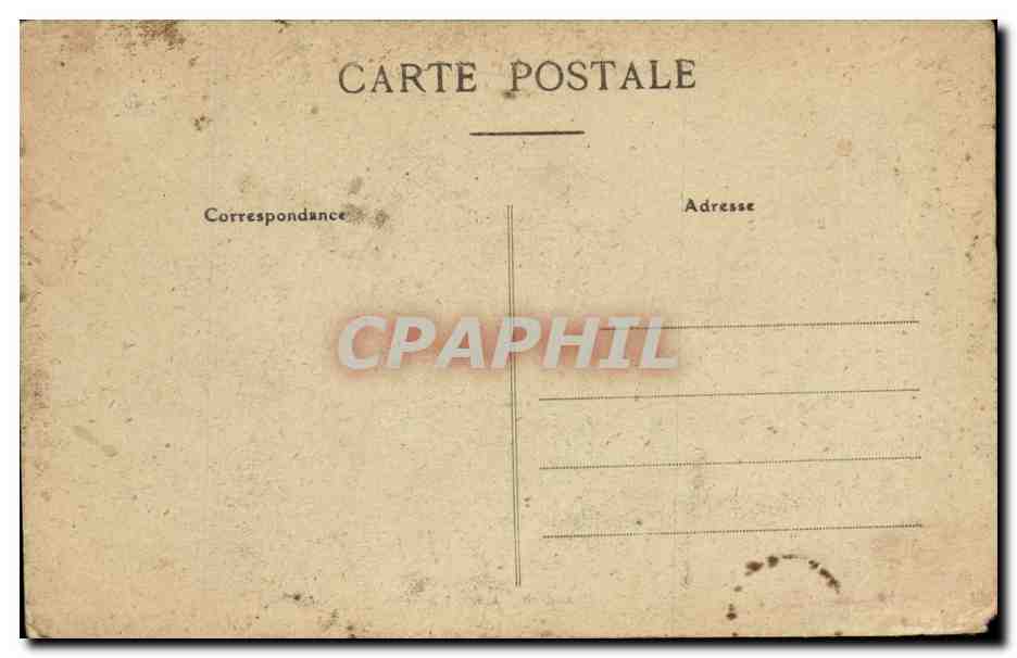 Angers CPA Vue generale du Mail et le palais de Justice — Rückseite