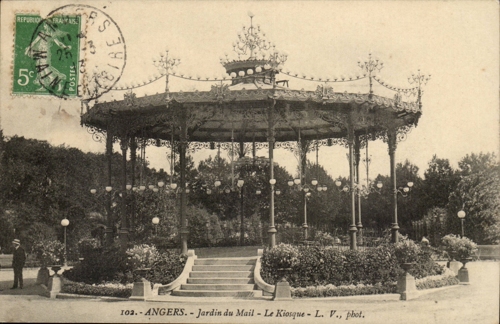 Angers CPA Jardin du Mail Le kiosque