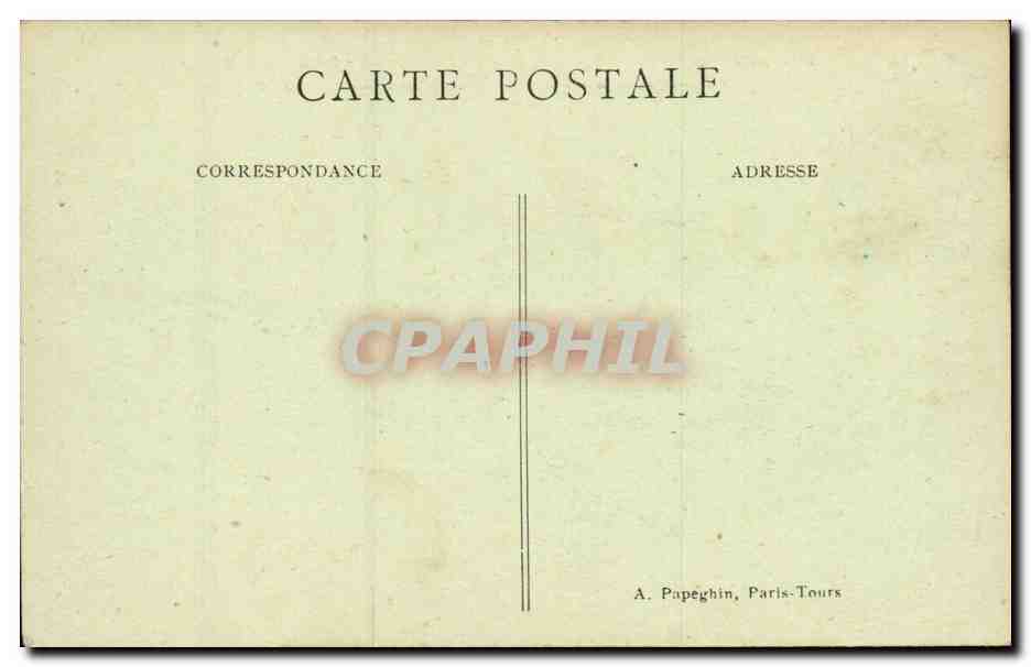 Angers CPA Jardin des plantes Le Bassin et la Serre Botanic garden — Rückseite