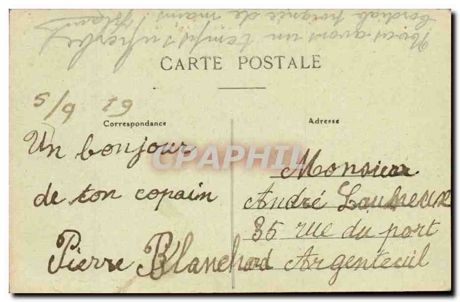 Angers CPA Jardin des plantes le lac — Rückseite