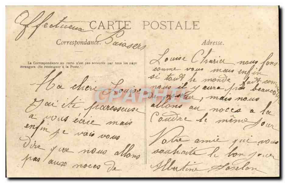 Angers CPA Jardin des plantes — Rückseite