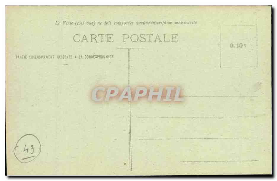 Angers CPA Vue generale du Jardin des plantes  — Rückseite