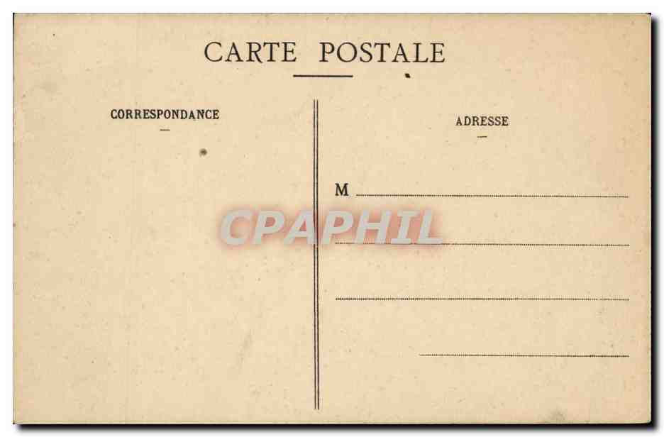 Angers CPA Vue generale Le Jardin du Mail  — Rückseite