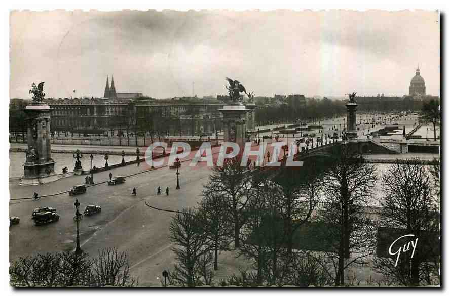 CPA Paris et ses Merveilles le Pont alexandre III et l'esplanade des Invalides 