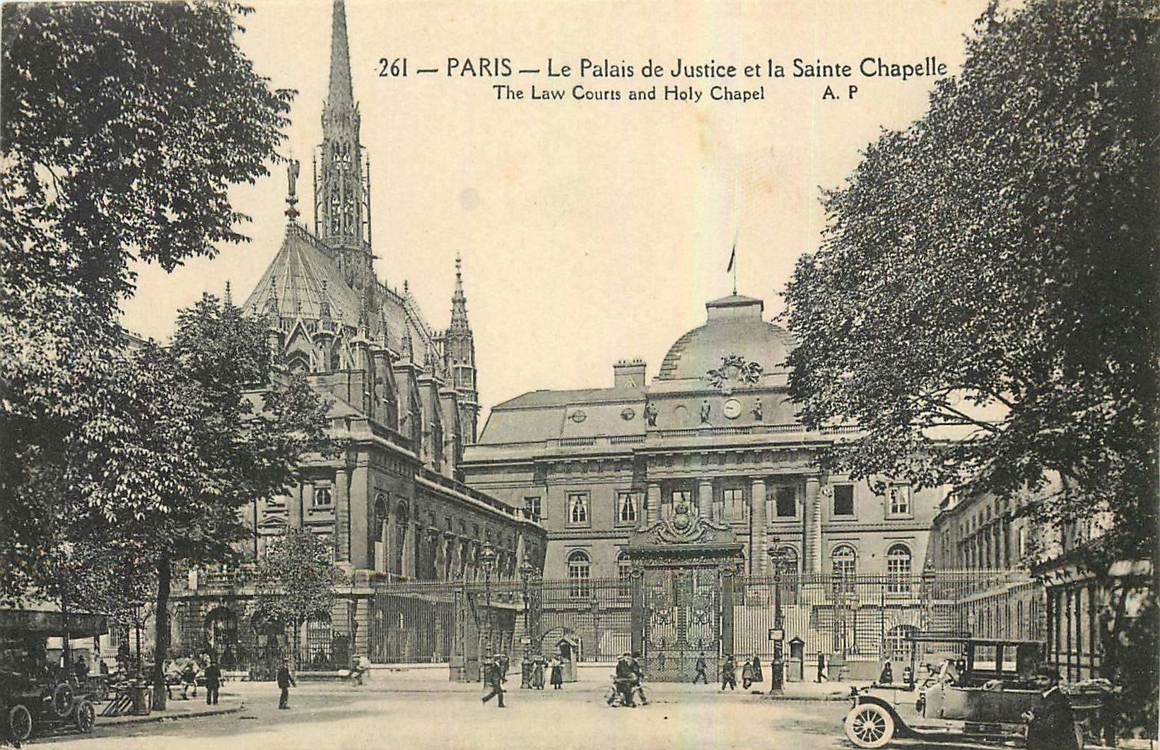 CPA Paris le Palais de Jusitce et la Sainte Chapelle 