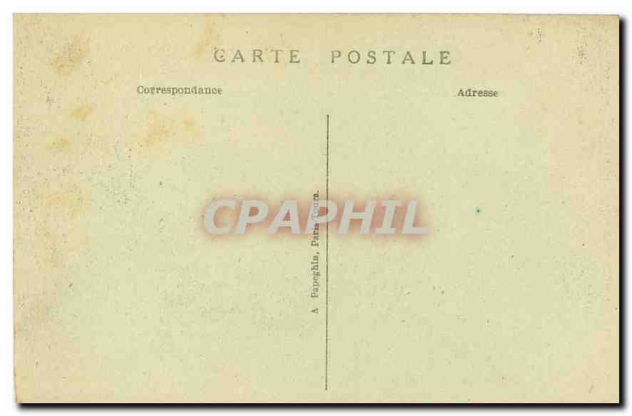 CPA Paris le Palais de Jusitce et la Sainte Chapelle  — Verso
