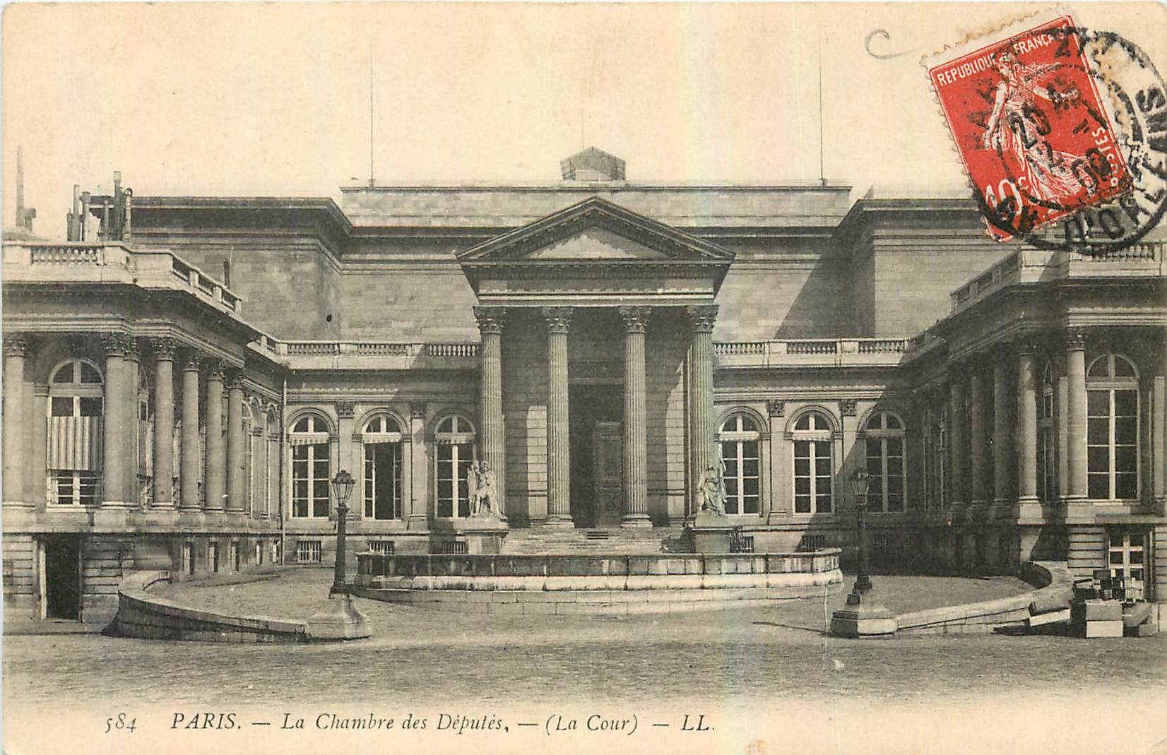 CPA Paris la Chambre des Deputes la Cour 