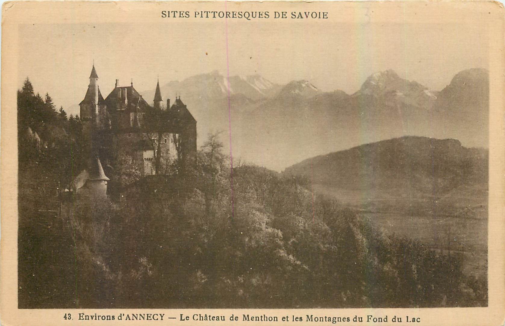 Château de Menthon — Environs d'Annecy — Sites pittoresques de Savoie
