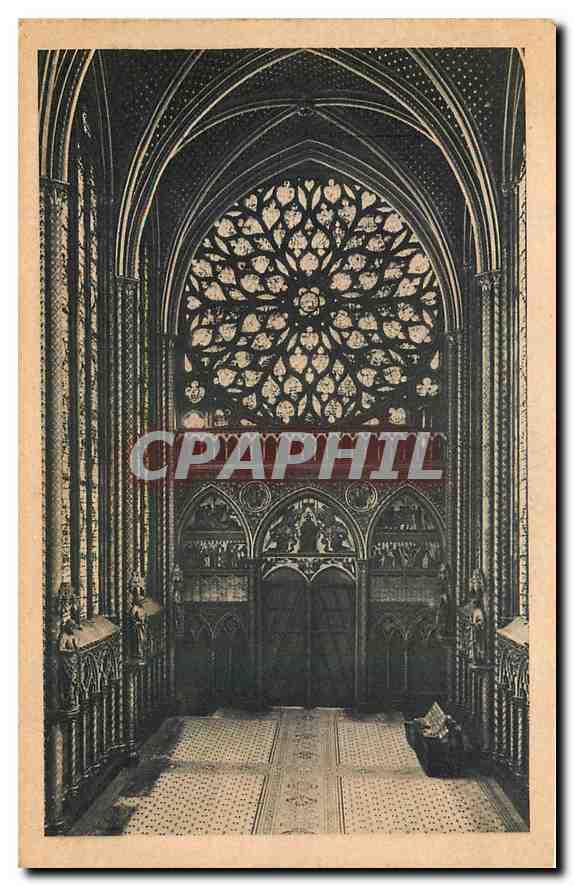 CPA Paris la Sainte Chapelle Chapelle Haute la Nef vue du Choeur 